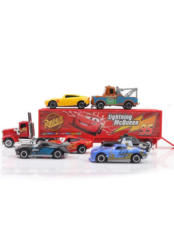 Игрушечные машинки набор 7 штук Тачки, детские машинки из мультфильма Тачки для мальчиков No Brand (361669599)