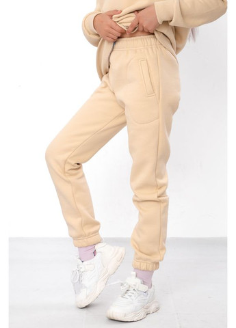 Теплый подростковый костюм для девочки (свитшот и брюки) с надписью (p-12018) Носи своє (363261025)