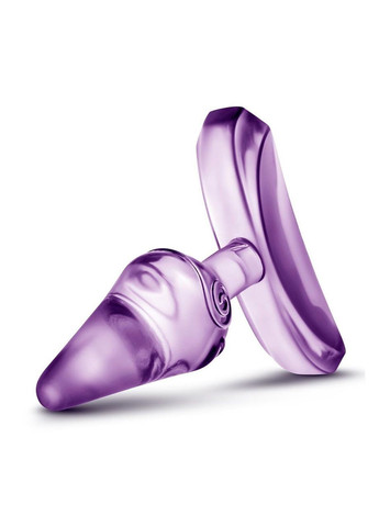 Силіконова анальна пробка Play With Me конусної форми, фіолетова Blush (330618183)