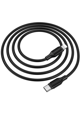Кабель Type-C to Lightning зі швидкою зарядкою PD20W BX42 |1m 3A| Чорний Borofone (337351415)