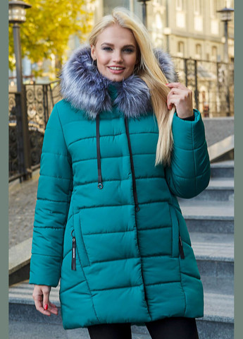 Изумрудная зимняя зимняя куртка simona изумруд MioRichi