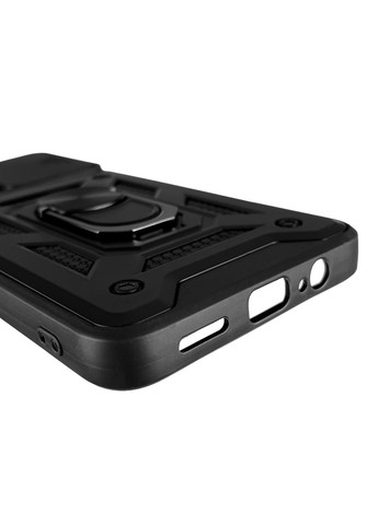 Чехол для Redmi Note 11 5G бронированный с кольцом со шторкой на сяоми нот 11 5г чёрный rg1 Xiaomi (366023421)