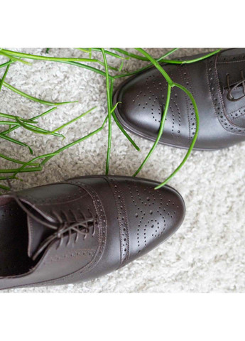 Коричневые кэжуал туфли Ikos на шнурках