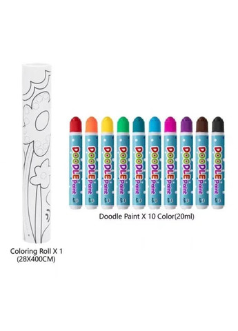 Художній набір з рулонною розмальовкою Tookyland (366343874)