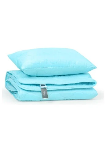 Ковдра Набір Евкаліптовий №1700 Eco Light Blue Ковдра 140х205 + под (2200002655897) Mirson Набор Эвкалиптовый 1700 Eco Light Blue Одеяло 140 (379100979)
