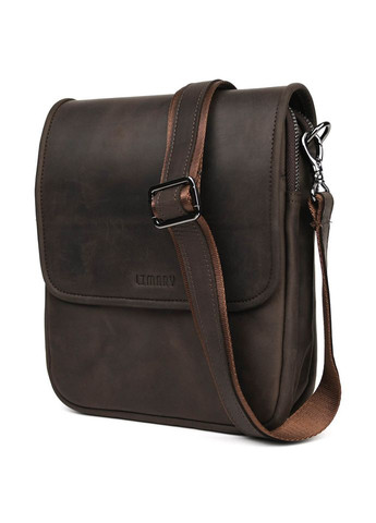 Мужская сумка через плечо на три отделения мессенджер Limary Lim-015RC крейзи хорс TARWA (335707787)