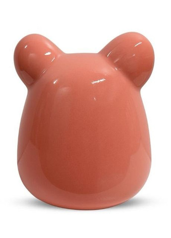 Купалка керамическая для хомяков ручной работы с ушками розовая Г:7 см х Ш:9 см х В:11 см Mazceramics (363452563)