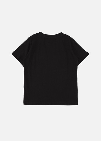 Черная летняя футболка с коротким рукавом для мальчика цвет черный cb-00274905 Yuki