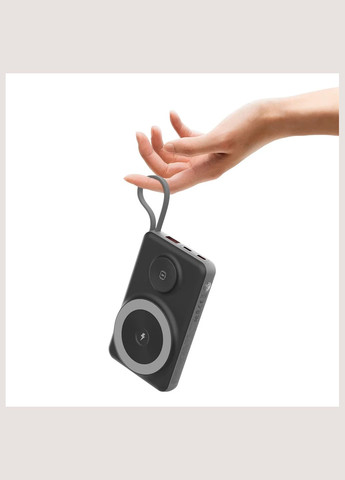 Повербанк 10000mAh B695 Black QC3.0 PD3.0 бездротова зарядка смартфонів та Apple Watch (43-00131) CHOETECH (317463581)