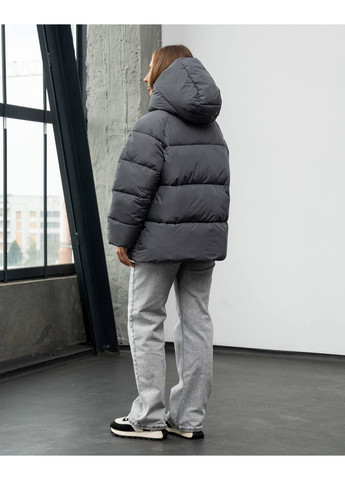 Графитовый зимний Пуховик Vakko