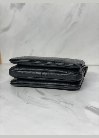 Сумка женская Италия натуральная кожа тиснение крокодил стильная классическая No Brand Крос боді (337701310)