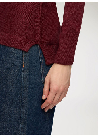 Бордовий демісезонний светр жін Terranova