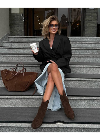 Женский пиджак-кимоно с поясом No Brand Р851-8003 (351856690)