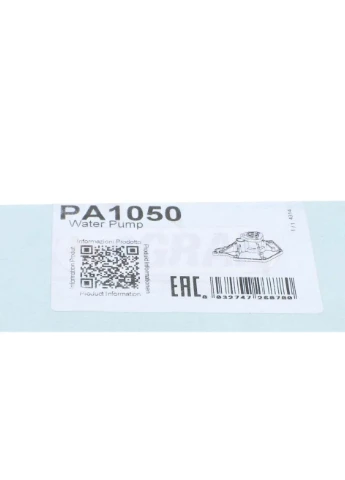 Помпа водяна OE 06E 121 008P AUDI A4 IV (8K2, K5), AVANT 3.2 V6 FSI/AUDI A5 (8T)/AUDI A6 III (4F2), AVA PA1050 Graf (366174968)