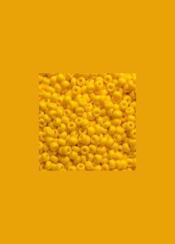 Бісер чеський Натуральний 209 / 83130 калібр 10/0 Жовтий Упаковка 5 грам Preciosa (316918072)