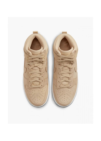 Кроссовки женские Dunk High Premium Beige Dx2044-201 Nike бежевые (364837436)