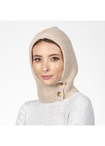 Капор жіночий вовна бежевий ЖДАНА LuckyLOOK 580-985 (322789673)