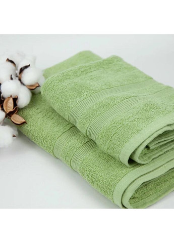 Рушник для обличчя банне Tender Touch Salad Green Р-04139-27897 70х140 см салатове ТЕП комбінований