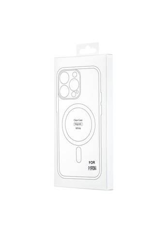 Чохол Color Edge with MagSafe (Protected Camera) White Case iPhone 15 Pro Max (322701629)