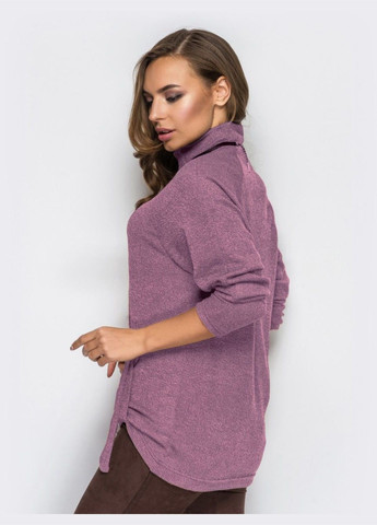 Пудровий демісезонний трикотажний джемпер темно-пудрового кольору Dressa