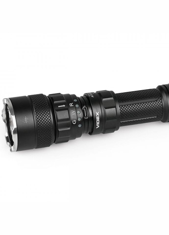 Ліхтарик VLFAT255RG 2000Lm 5000K, до 550 м, підствольний, з білим, червоним і зеленим світлом Videx (282312956)