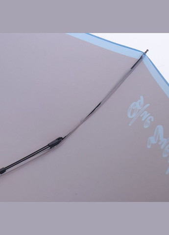 Сіра жіноча складна парасолька антивітер повний автомат с котиком Trust середня система антивітер (347617893)