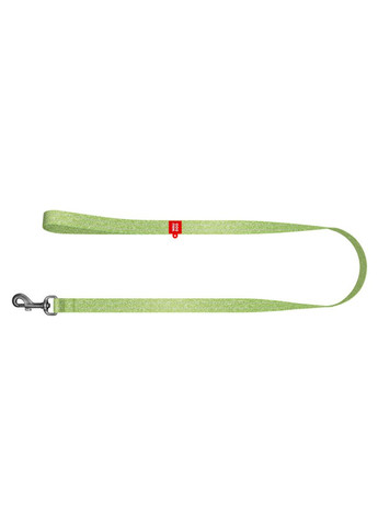 Поводок для собак из восстановленного хлопка Re-cotton светоотражающий, Ш 20 мм, Дл 300 см салатовый WAUDOG (322328089)