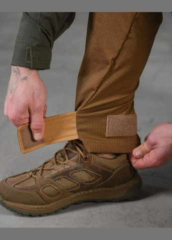 Тактические демисезонные штаны рип-стоп койот No Brand (317298986)