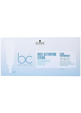 Сироватка для активації росту волосся з гуараною та біотином Bonacure Scalp Root Activating Serum 8x7ml (1335892-13211966) Schwarzkopf Professional (368627840)