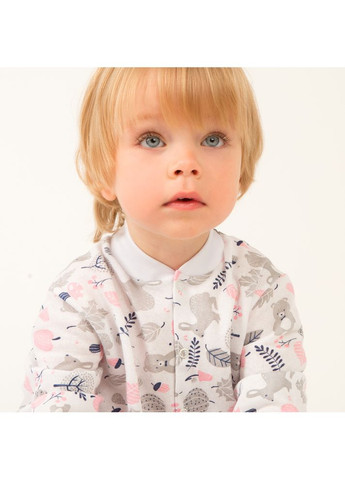 Розовая пижама детская утепленная унисекс Trendy Tot 03-01378_000000002