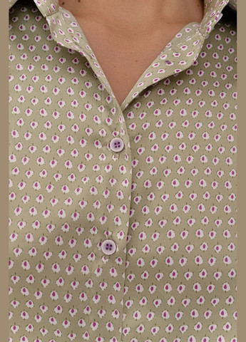 Оливковая демисезонная блузка Modna KAZKA