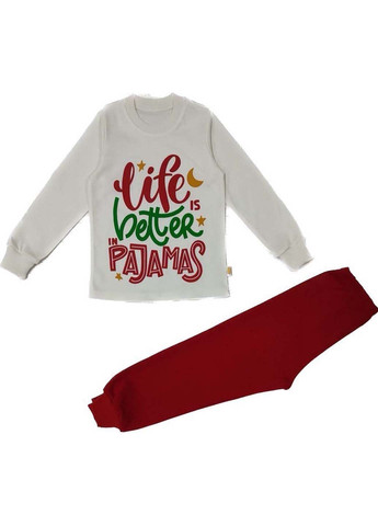 Комбинированная всесезон пижама футболка + брюки Лио