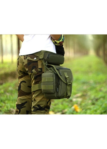 Сумка на пояс тактична Олива 6л, набедрена сумка для військових з кріпленням Molle No Brand (361669439)