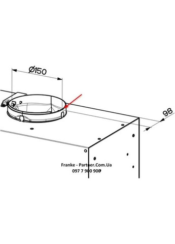 Витяжка вбудовувана Box Flush Evo FBFE XS A70, нерж FRANKE (360410715)