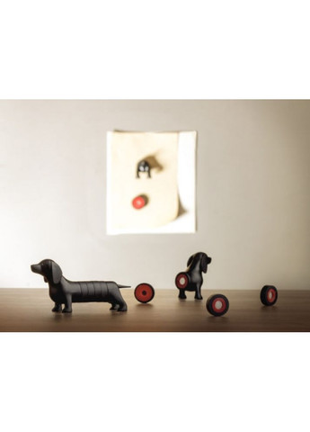 Набір магнітів Такса Brown коричневий магніт для записок і малюнків 11х2,3х5,7 см ProDobro (365442709)