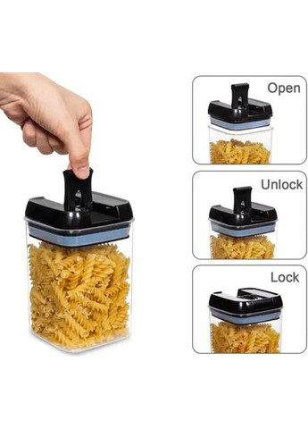 Набор контейнеров для еды FOOD Storage Container Set на защелках с уплотнителем из KA-141 7 предметов No Brand (350936999)