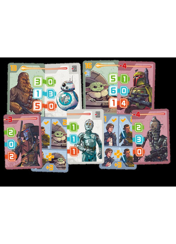 Настільна гра Зоряні війни. Мисливці за головами (Star Wars: Bounty Hunters) - 1 ТК (6 шт) Geekach (371877579)