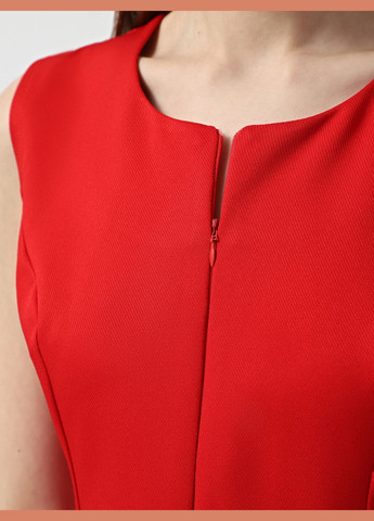 Червона блуза з баскою ZUBRYTSKAYA