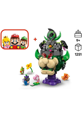 Конструктор Super Mario Prince Florian & Castle Bowser (72042) Lego (351364611)