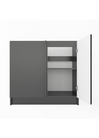 Тумба угловая низ для кухни (без столешницы), мебель кухонная, нижний угловой модуль 880 мм С-074 No Brand (371909921)