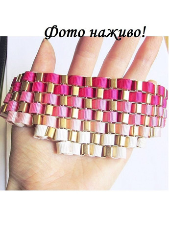 Малиновое колье ожерелье массивное Стайл, 1282 Fashion Jewelry (347629106)