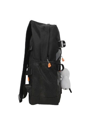 Рюкзак подростковый 901229 Black с брелком 20-35L школьный 1шт Lesko (352012034)
