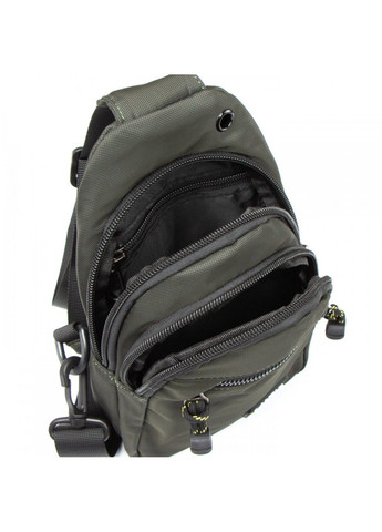 Мужская сумка-слинг 82060 green Lanpad (284667900)