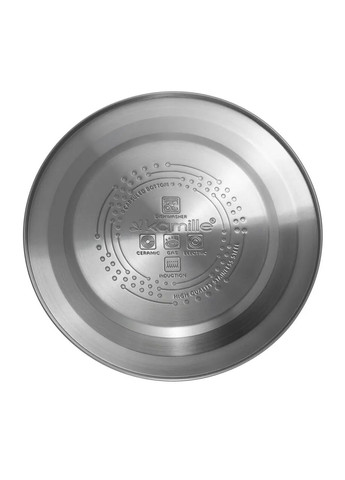 Чайник белый 2.7л из нержавеющей стали со свистком (KM-1098) Kamille (351584816)