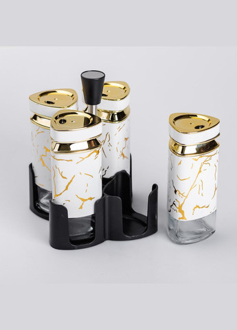 Набор банок для специй 4 шт. 120 мл карусель для хранения специй. Yiwu (322654057)