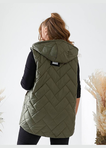 Жіноча жилетка з капюшоном колір мокко New Trend (304988208)