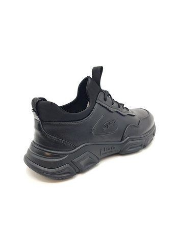 Черные чоловічі туфлі чорні шкіряні ya-11-5 28 см (р) Yalasou