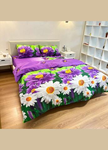 Постільна білизна " ", Полікотон,Фіолетовий, Семейний, P-0115 Lelit (308071825)