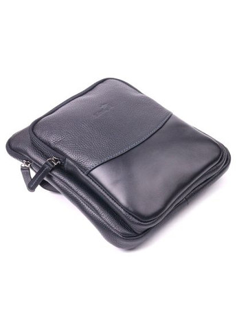 Сумка Из комбинированной натуральной кожи Черная (18720) Shvigel З комбінованої натуральної шкіри Чорна (358066412)