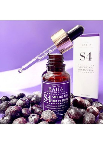 Кислотна сироватка для проблемної шкіри BHA Salicylic Acid 4% Exfoliant Serum 30 мл (NC000446) Cos De Baha (367724979)